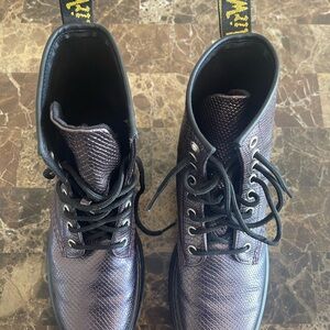 Dr. Martens Purple Combat Boots